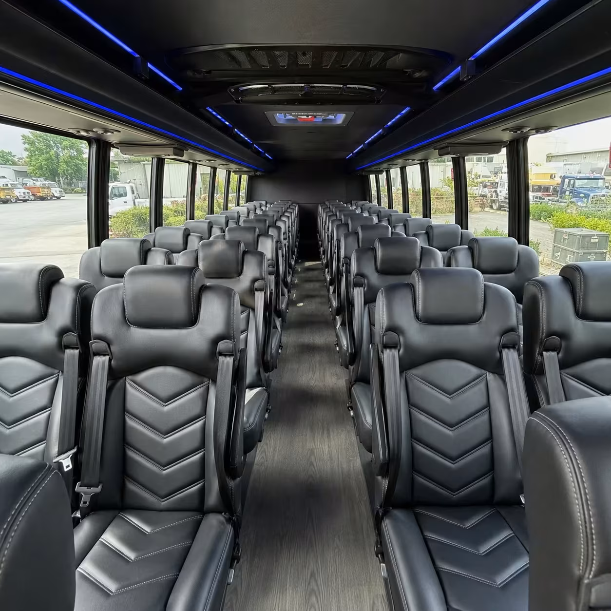 25 passenger minibus inside