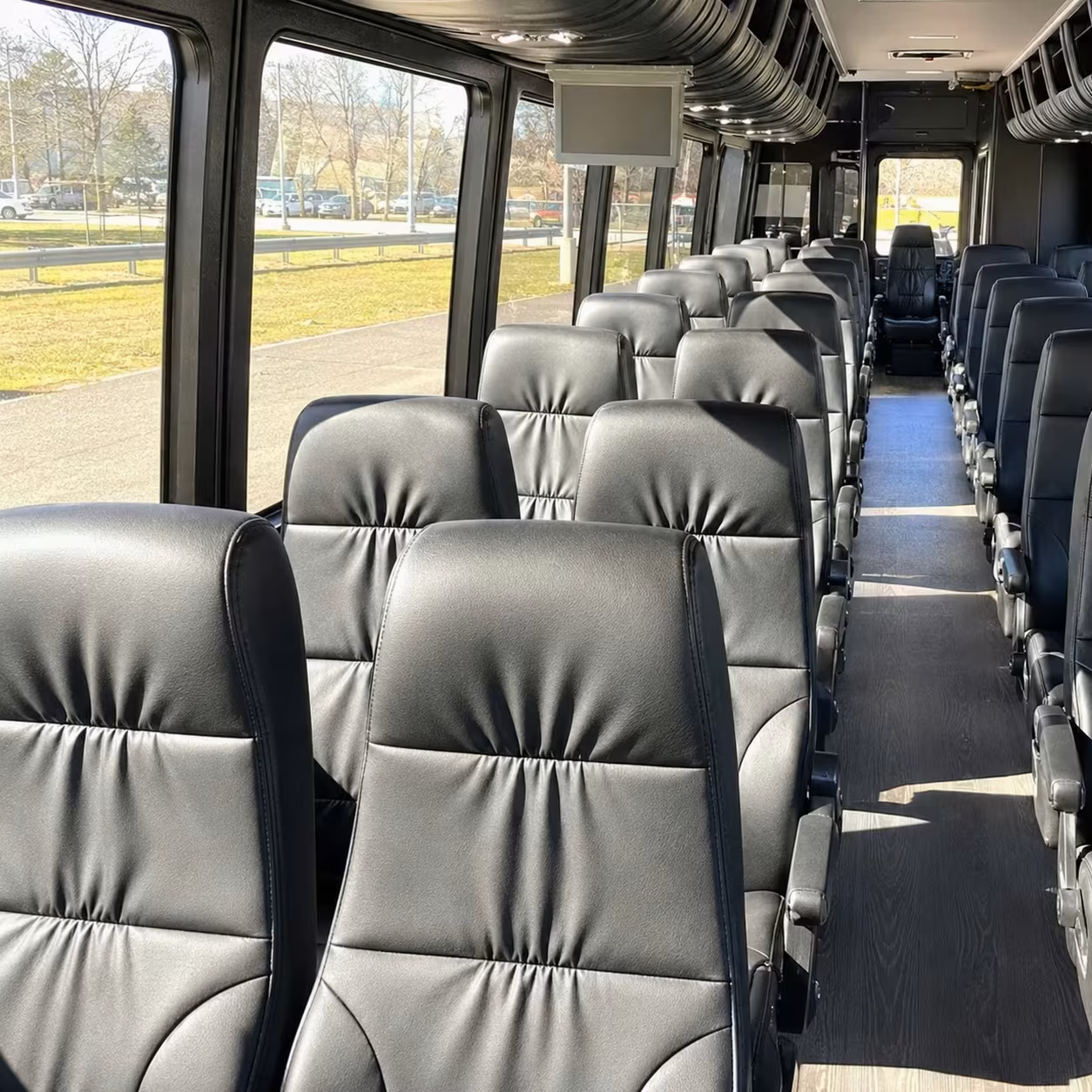 30 passenger minibus inside
