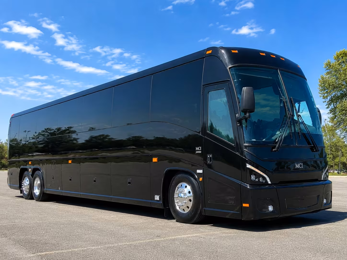 56 passenger charter bus