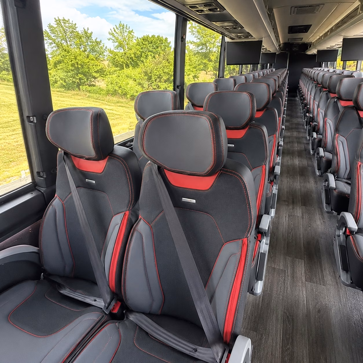 school field trip charter bus rentals in longview