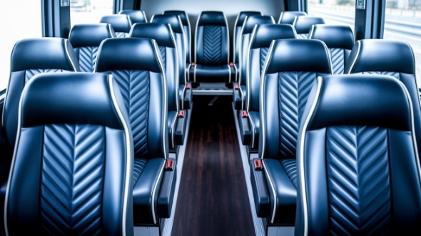 longview 18 passenger minibus inside
