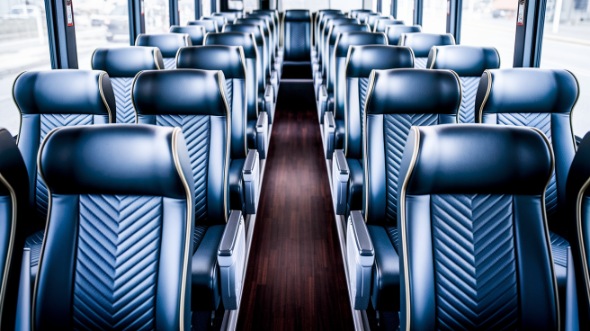 longview 54 passenger charter bus inside