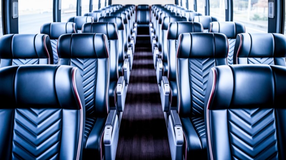longview 56 passenger charter bus rental